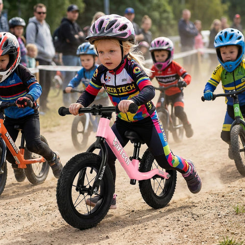 12" No Pedal Balance Bike with Inflatable Rubber Tires L576045