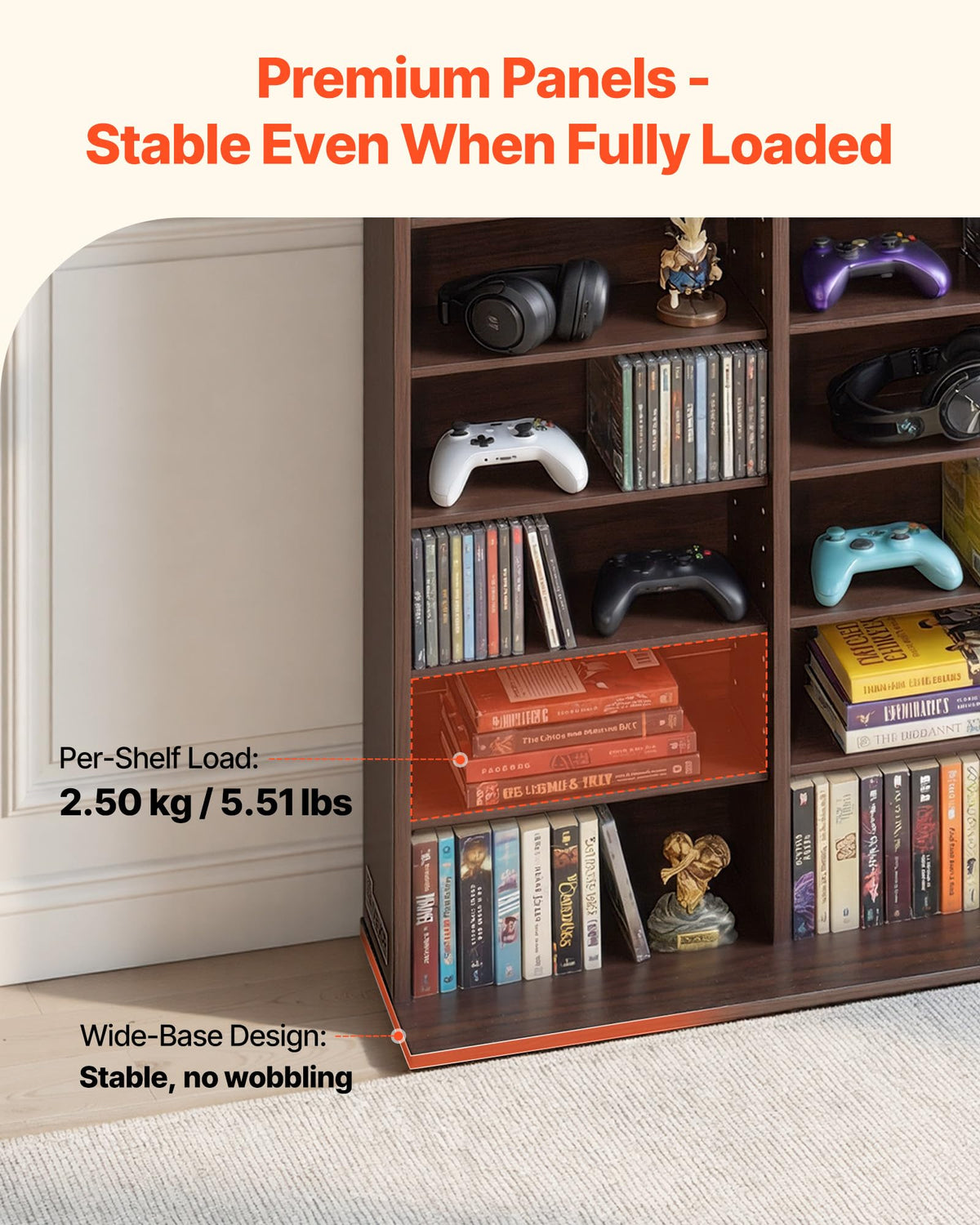 12-Tier Media Storage Cabinet R516
