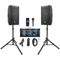 2000W Bluetooth PA Speaker System with 6-Channel Powered Mixer L463