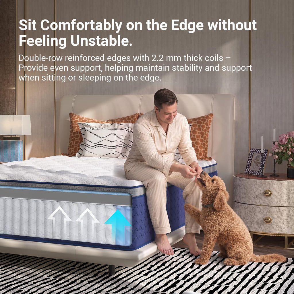 Full 12 Inch Firm Hybrid Cooling Mattress K317701