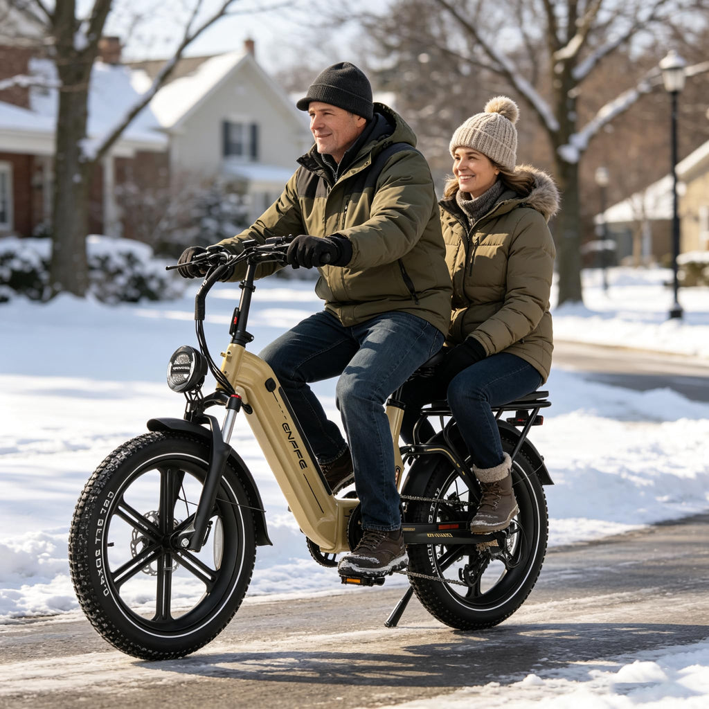 Foldable 7-Speed 20"×4 Fat Tire Electric Bike T298386