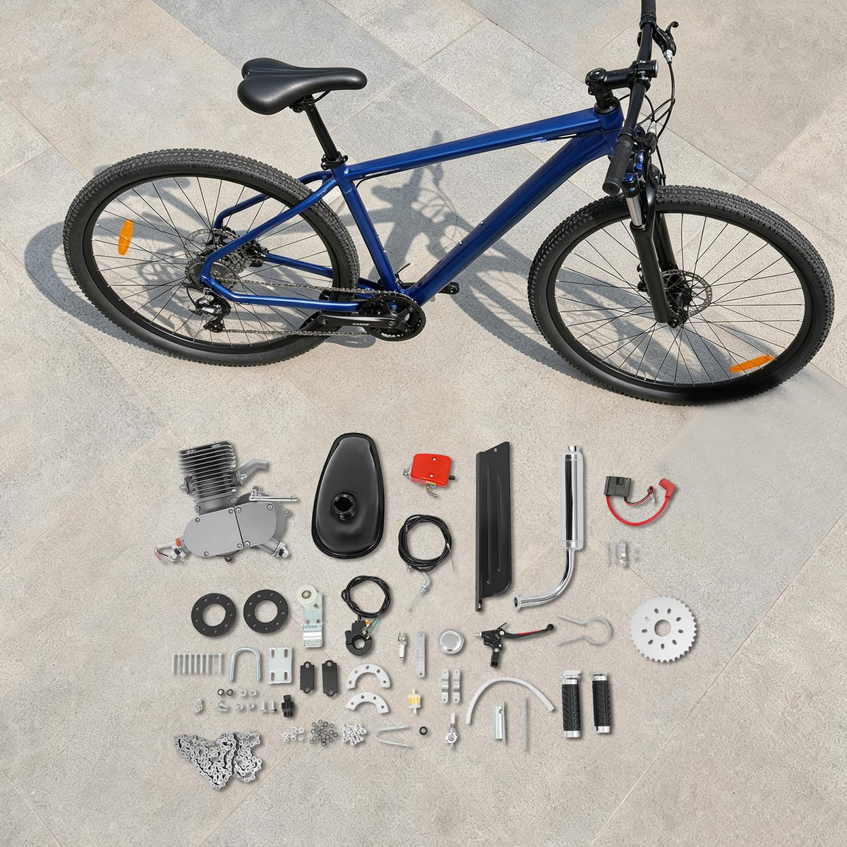 2 Stroke 100CC Bicycle Engine Kit with 36 Tooth Sprocket I845674