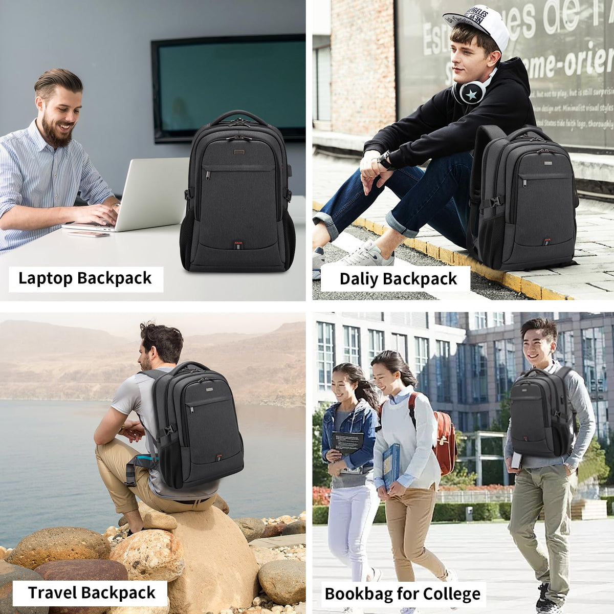 17 inch Travel Laptop Backpack V112935