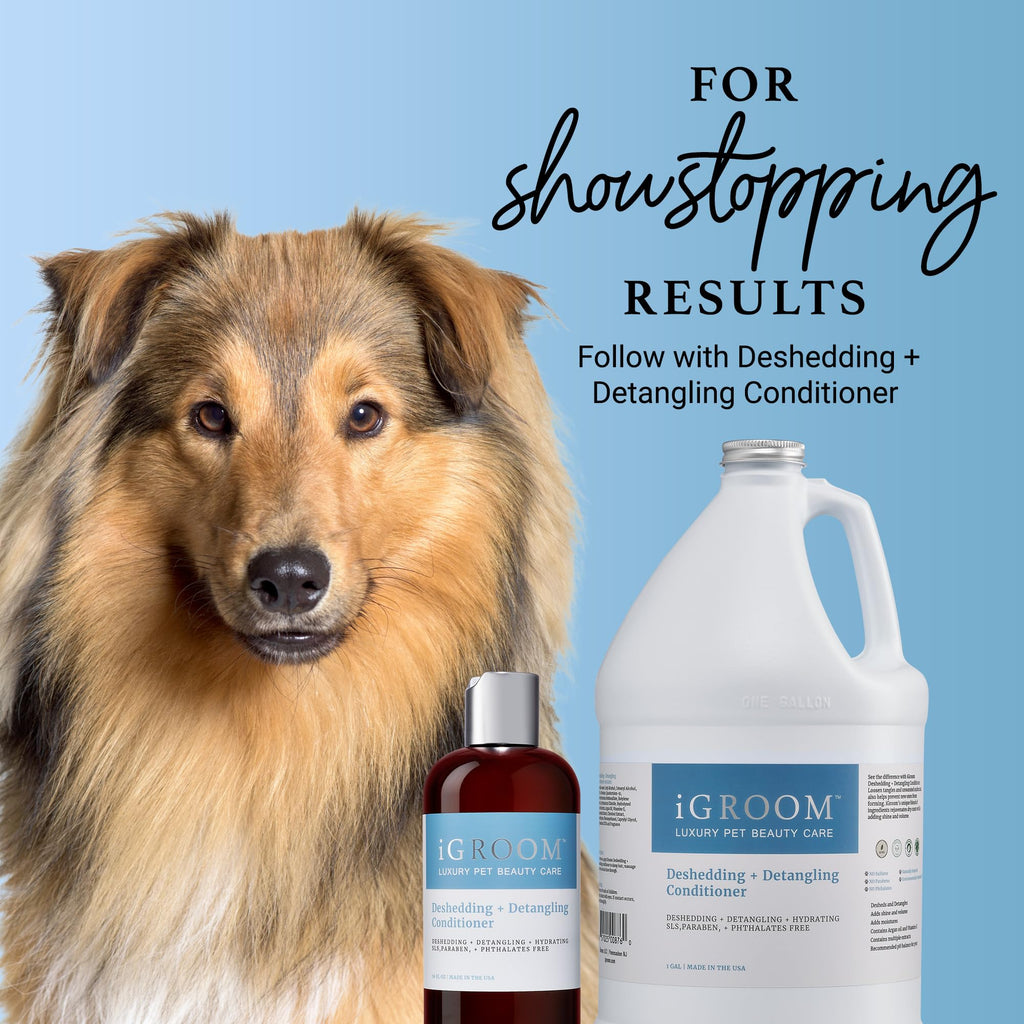 Deshedding & Detangling Dog Shampoo 1 GAL R1568