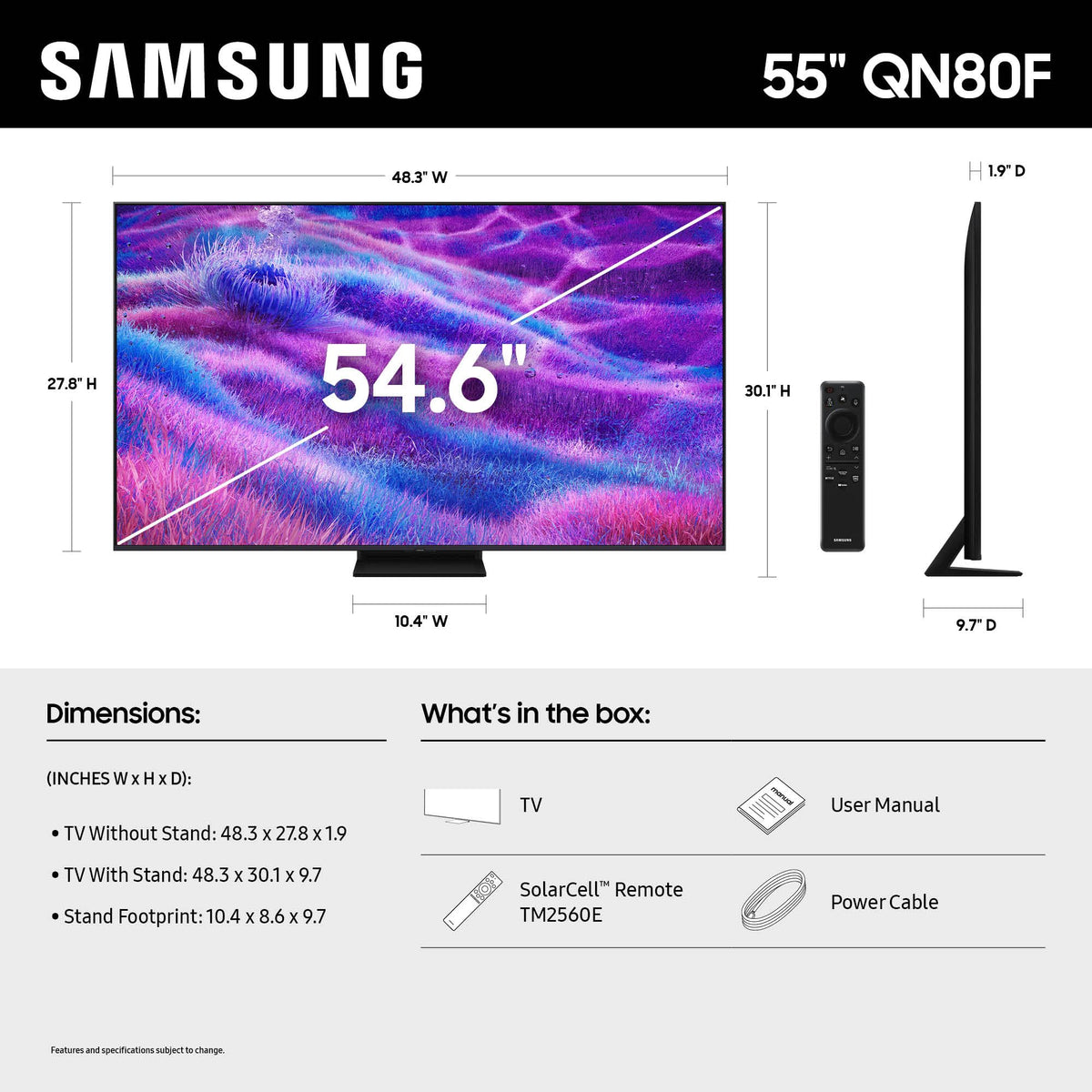 55-Inch 4K Mini LED Smart TV G1275