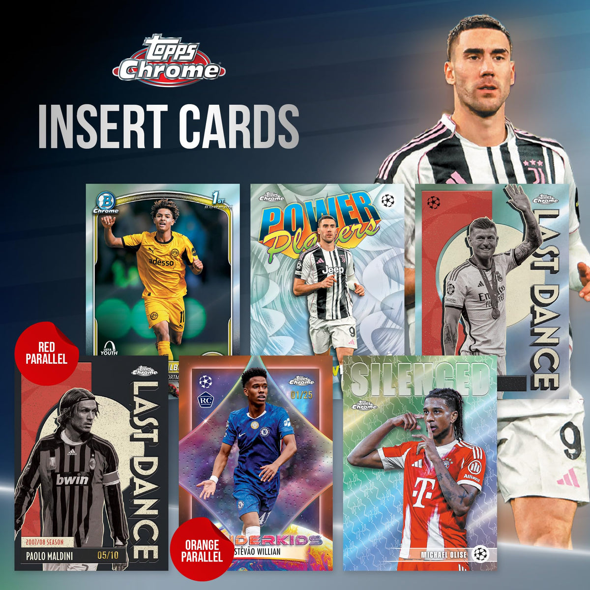 Topps Chrome UEFA Club Competitions Soccer Mega Box Z361179