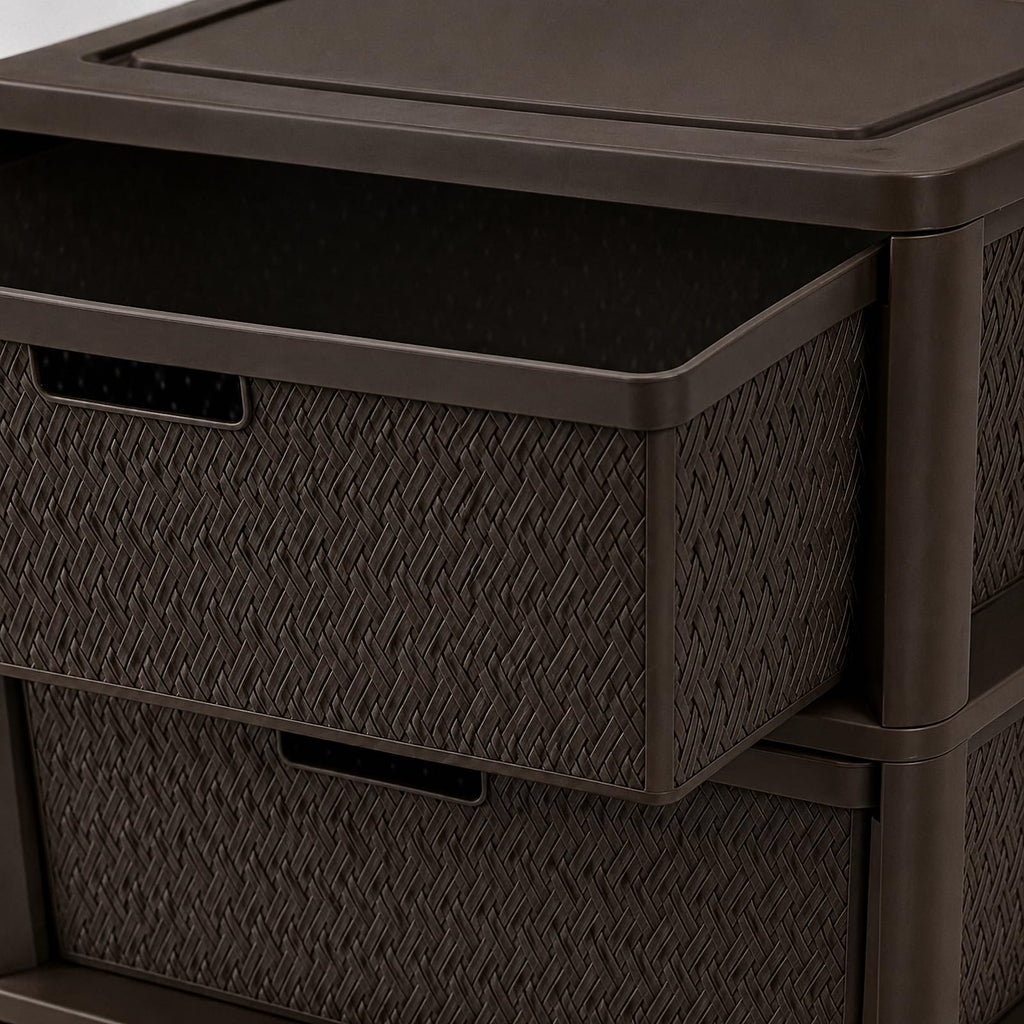 4 Drawer Tower with Removable Bins C12968