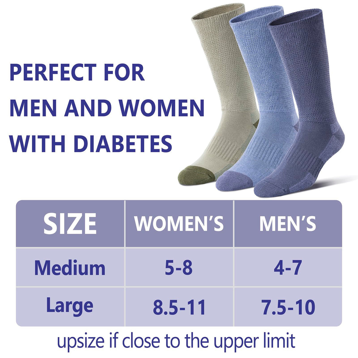 Viscose from Bamboo Crew Socks, 3 Pairs Q534