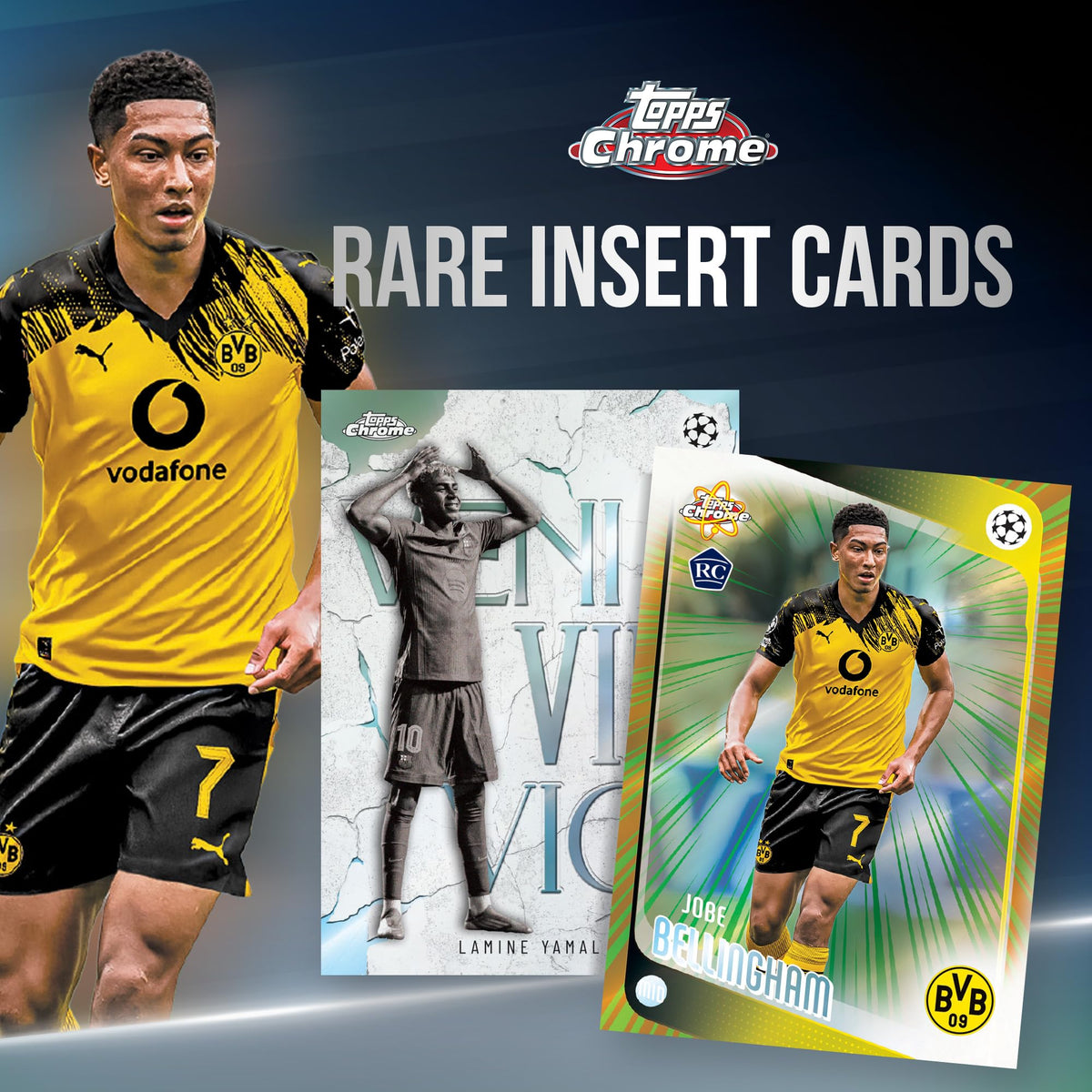 Topps Chrome UEFA Club Competitions Soccer Mega Box Z361179