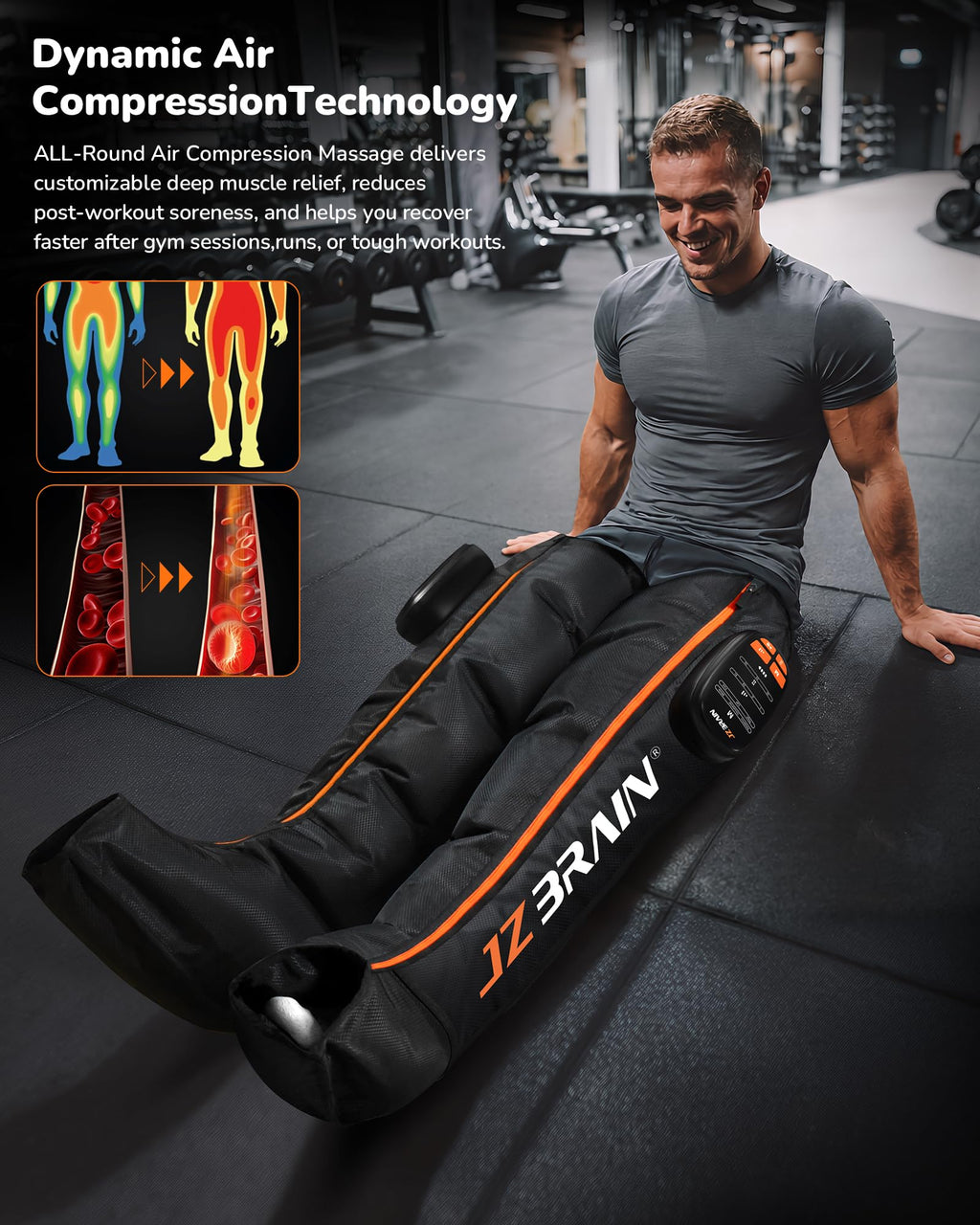 Cordless Rechargeable Leg Compression Boots R300940
