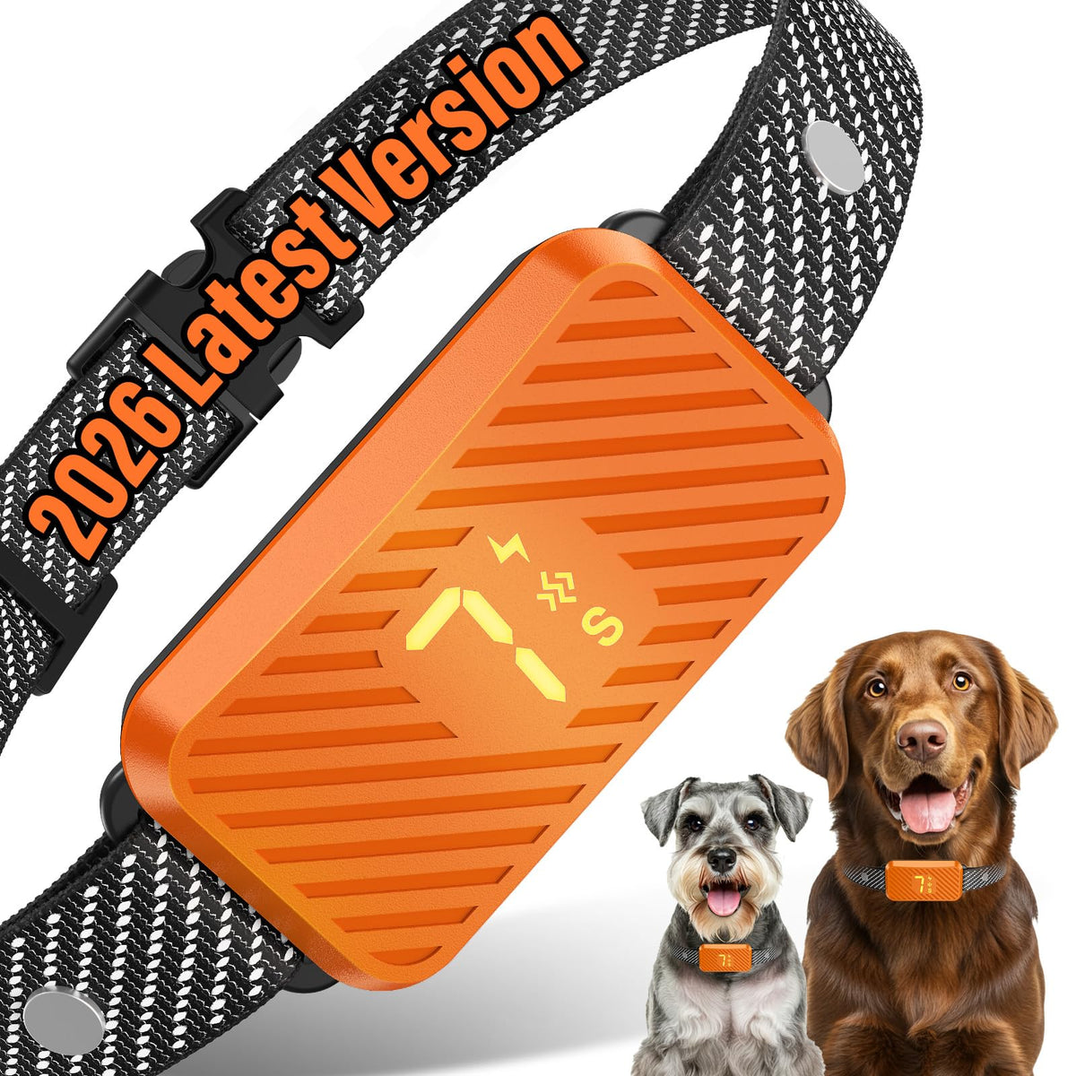 Dog Bark Collar with 7 Sensitivity, 3 Modes W226195