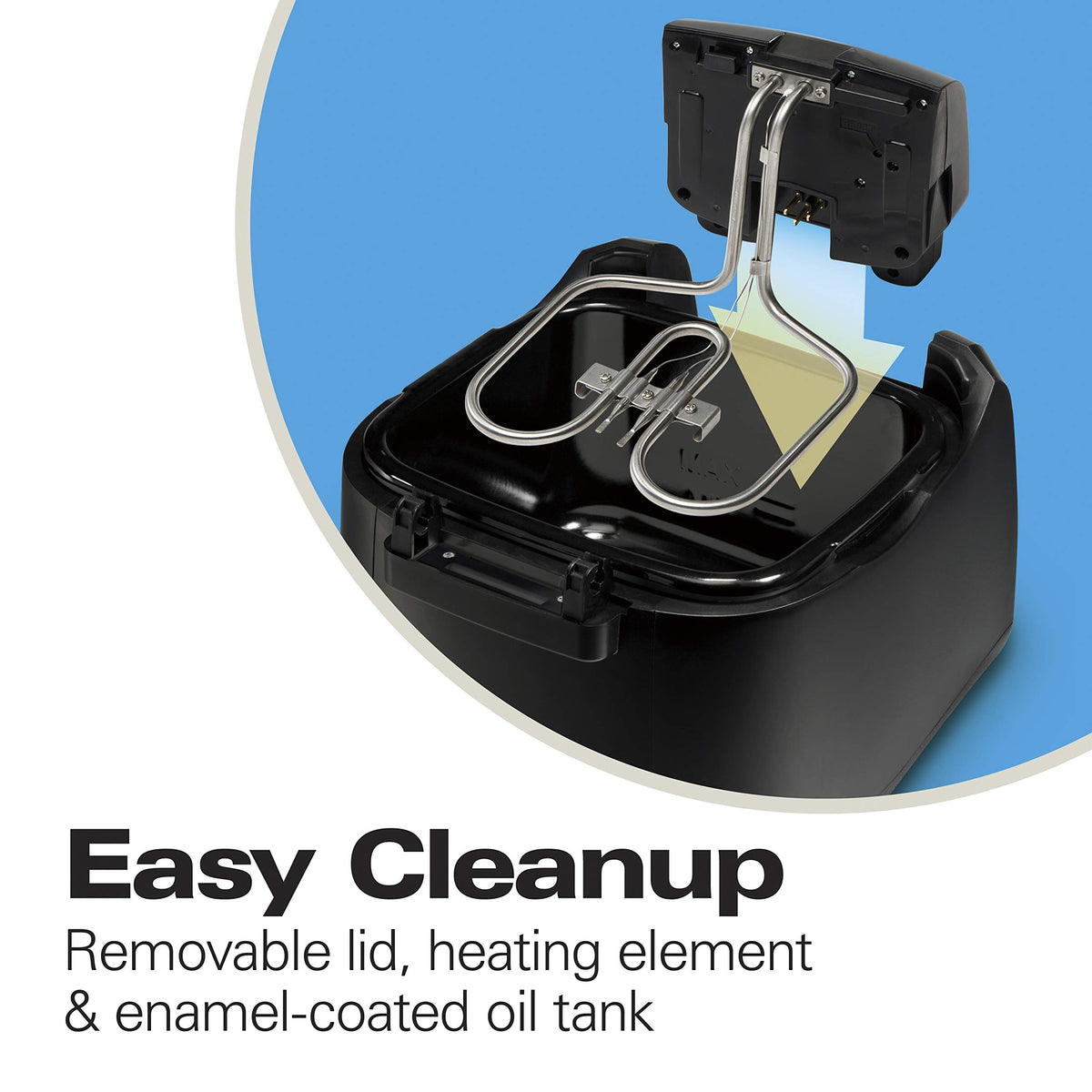 Cool Touch Electric Deep Fryer with Basket V117