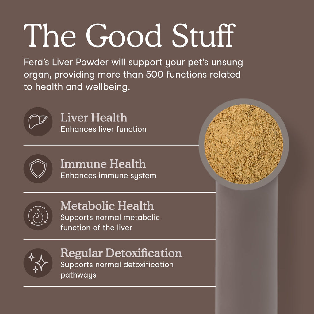 Cat & Dog Liver Supplement Powder with Milk Thistle F30693