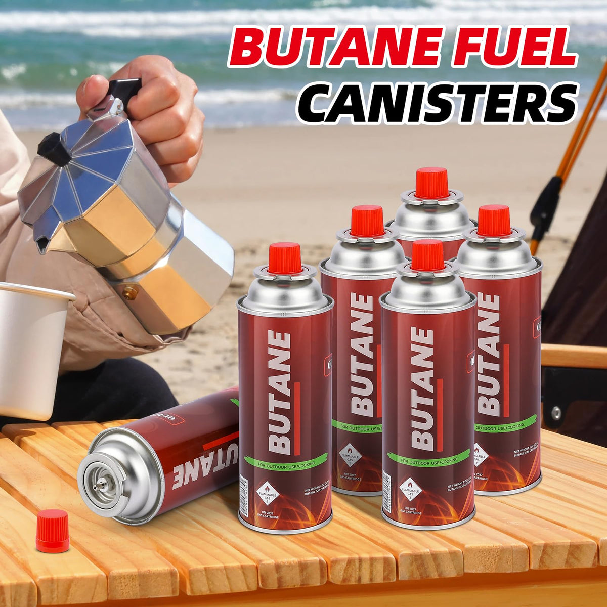 Butane Fuel Cylinders (4) D47688