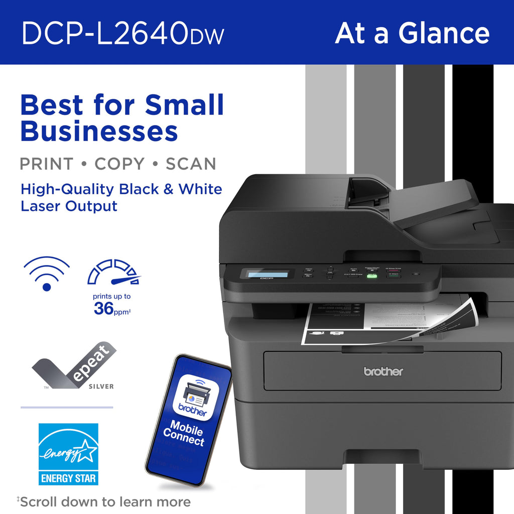 Wireless Compact Monochrome Multi-Function Printer G8896