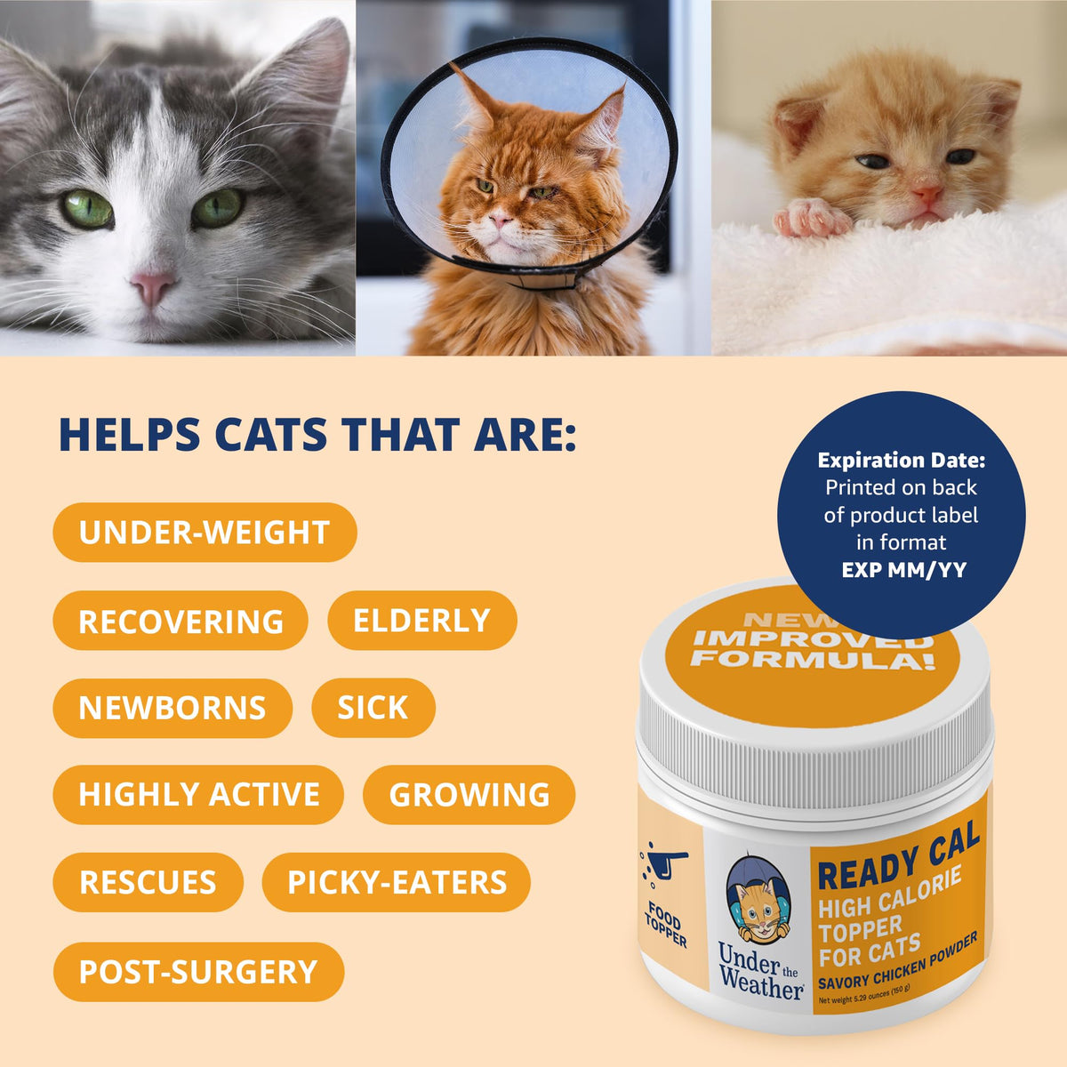 Chicken Flavor High-Calorie Cat Supplement Powder T187