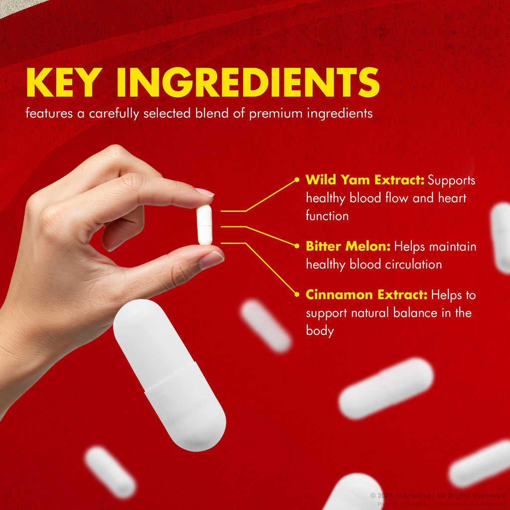 Natural Blood Support Capsules A443