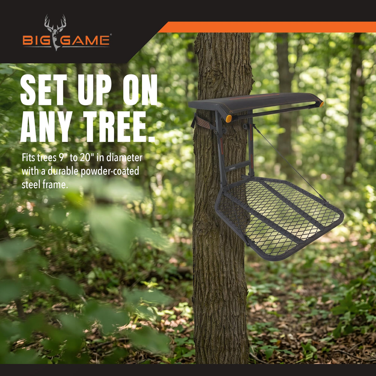 1-Person Hang-On Treestand with Seat W35107