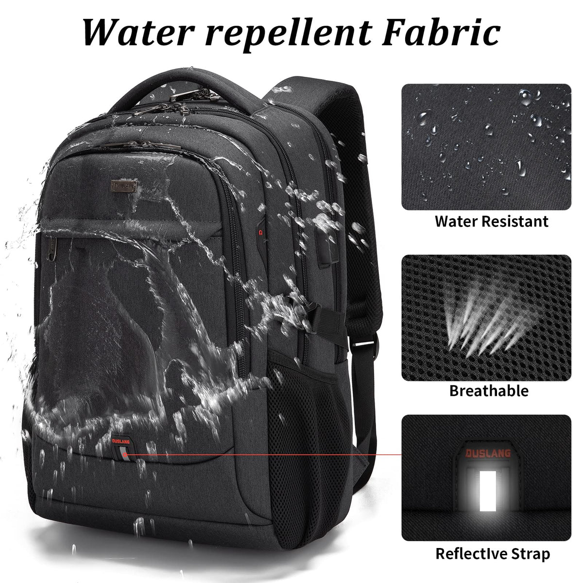 17 inch Travel Laptop Backpack V112935