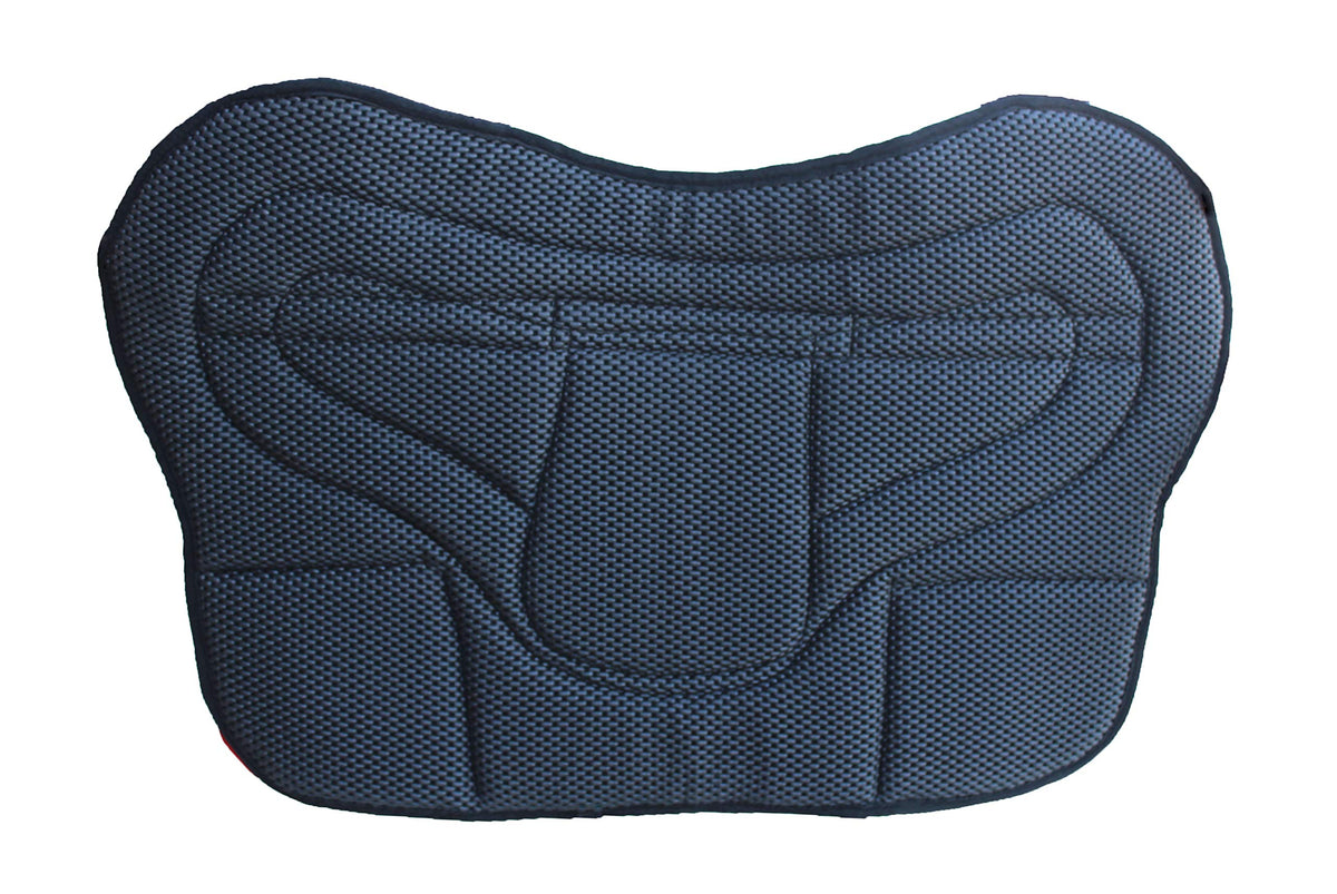 Neoprene Padded Anti-Slip Breathable Bareback Saddle Pad Black T9018