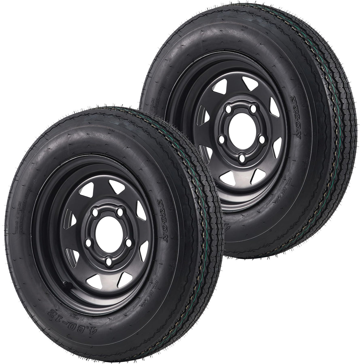 4.80-12 Trailer Tires with 12 in Rims A70111