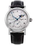 40mm Brown Leather Automatic Mechanical Mens Wrist Watch D89413
