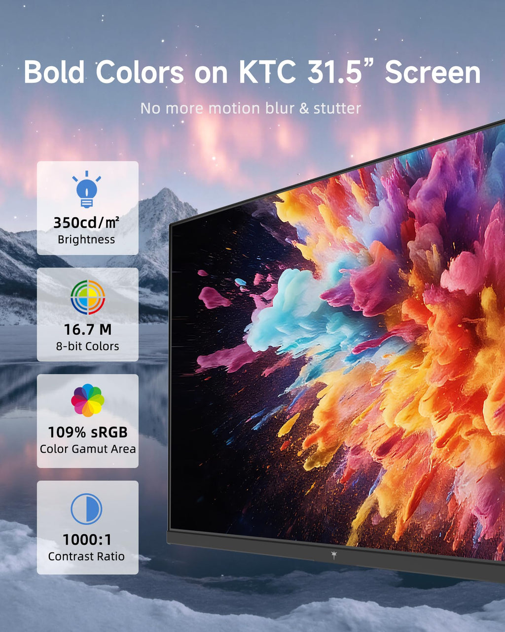 32 Inch 2K QHD 120Hz IPS Computer Monitor S642