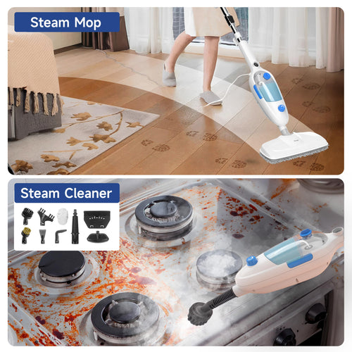 10in1 Handheld Steam Mop with 2 pad S679