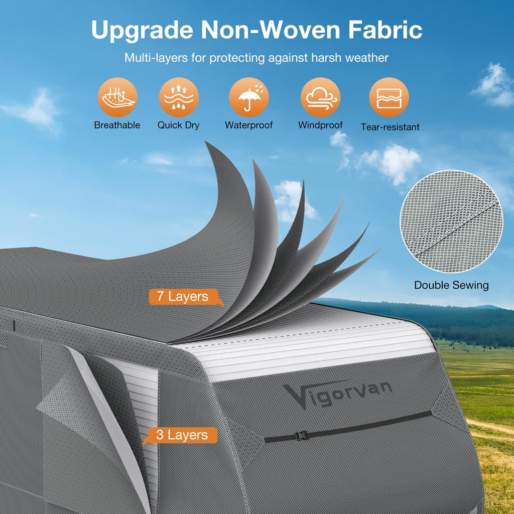 30-33FT Water-Resistant Travel Trailer RV Cover S3723