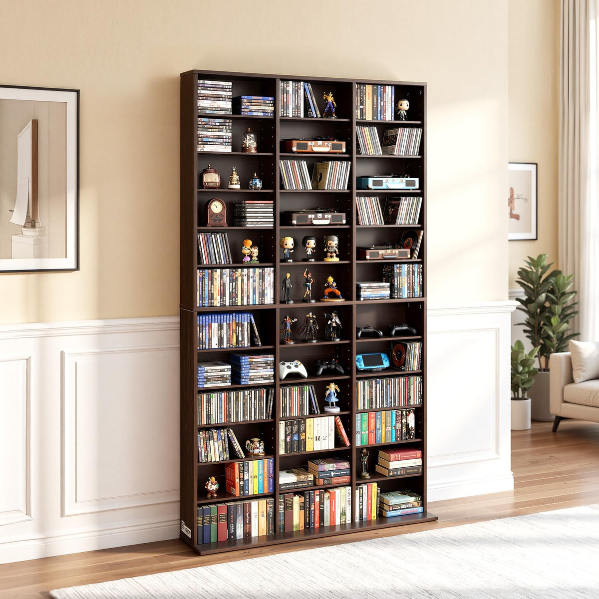 12-Tier Media Storage Cabinet R516