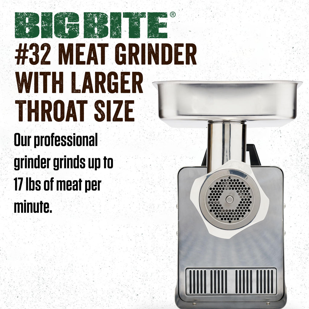 #32 Meat Grinder & 15 LB Sausage Stuffer Y747