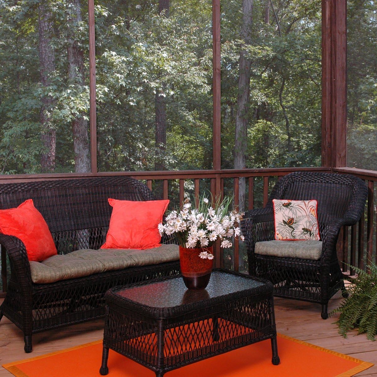Aluminum Screen 48" by 100' Charcoal I39823
