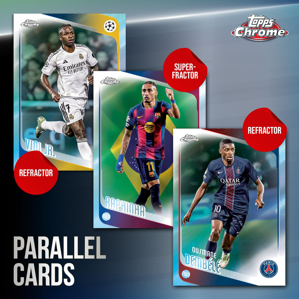 Topps Chrome UEFA Club Competitions Soccer Mega Box Z361179