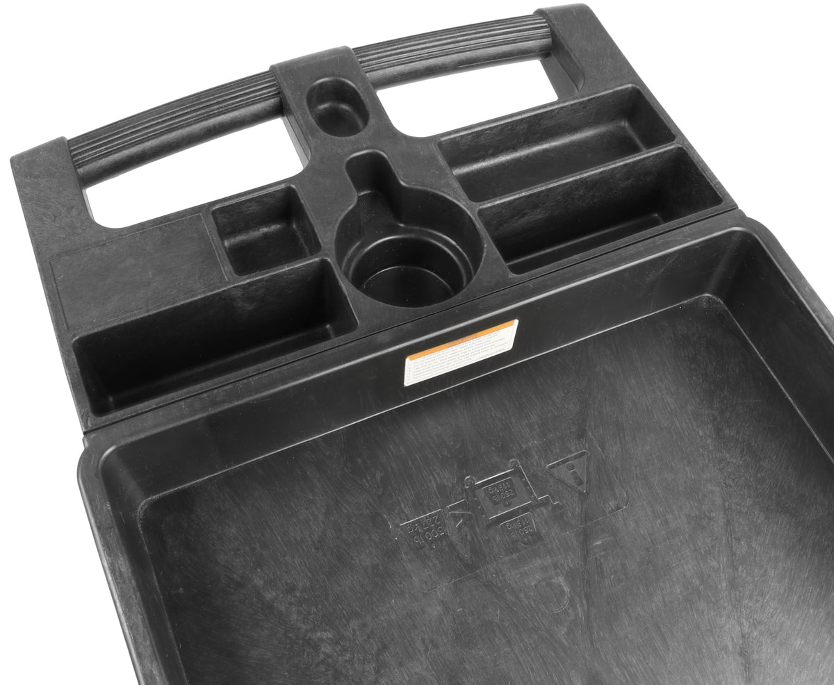 Heavy Duty 2-Shelf Polypropylene Utility Cart 500 lb Capacity D178888
