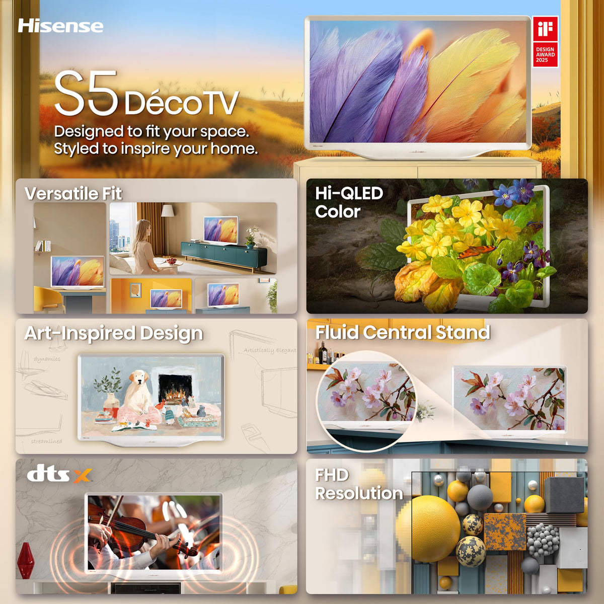 32-Inch Hi-QLED FHD Smart Fire TV K483