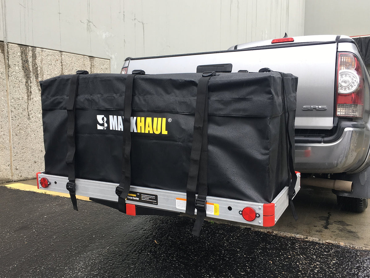 Aluminum Hitch Cargo Carrier with High Side Rails X34434