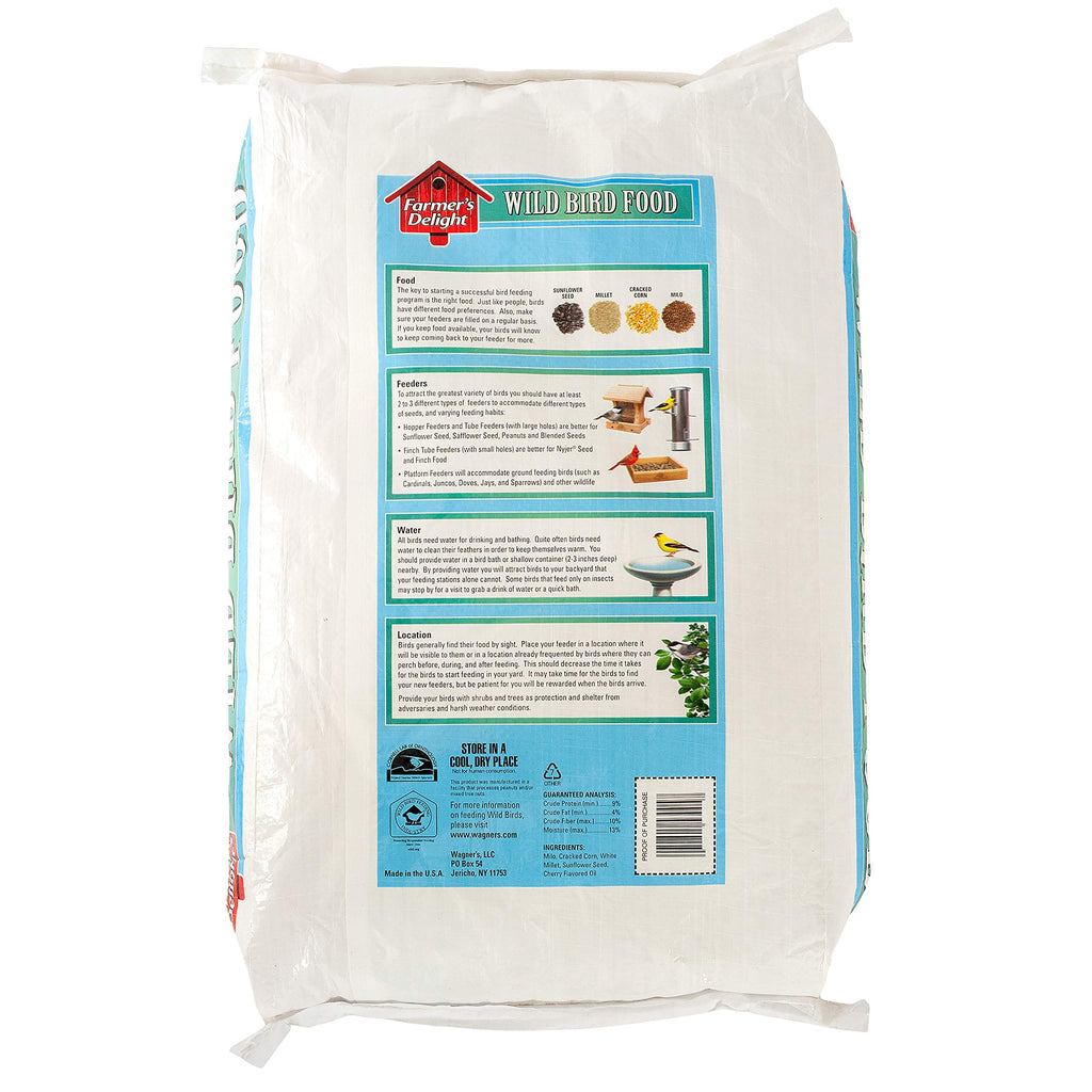 20-Pound Wild Bird Food and 8-Pound Wildlife Food L565