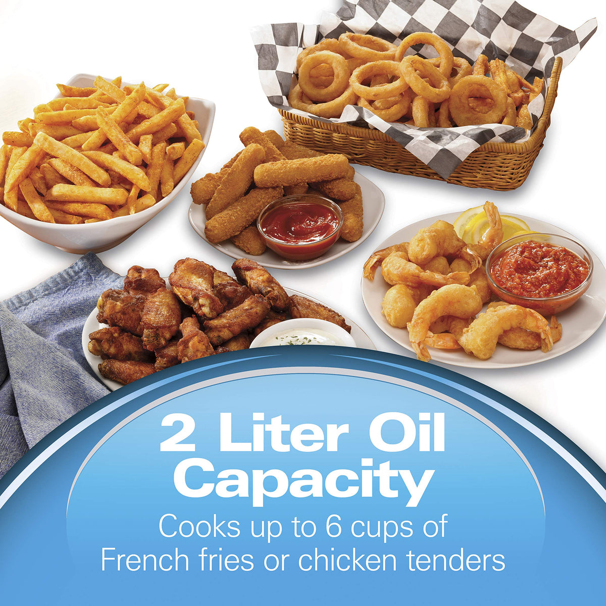 Cool Touch Electric Deep Fryer with Basket V117
